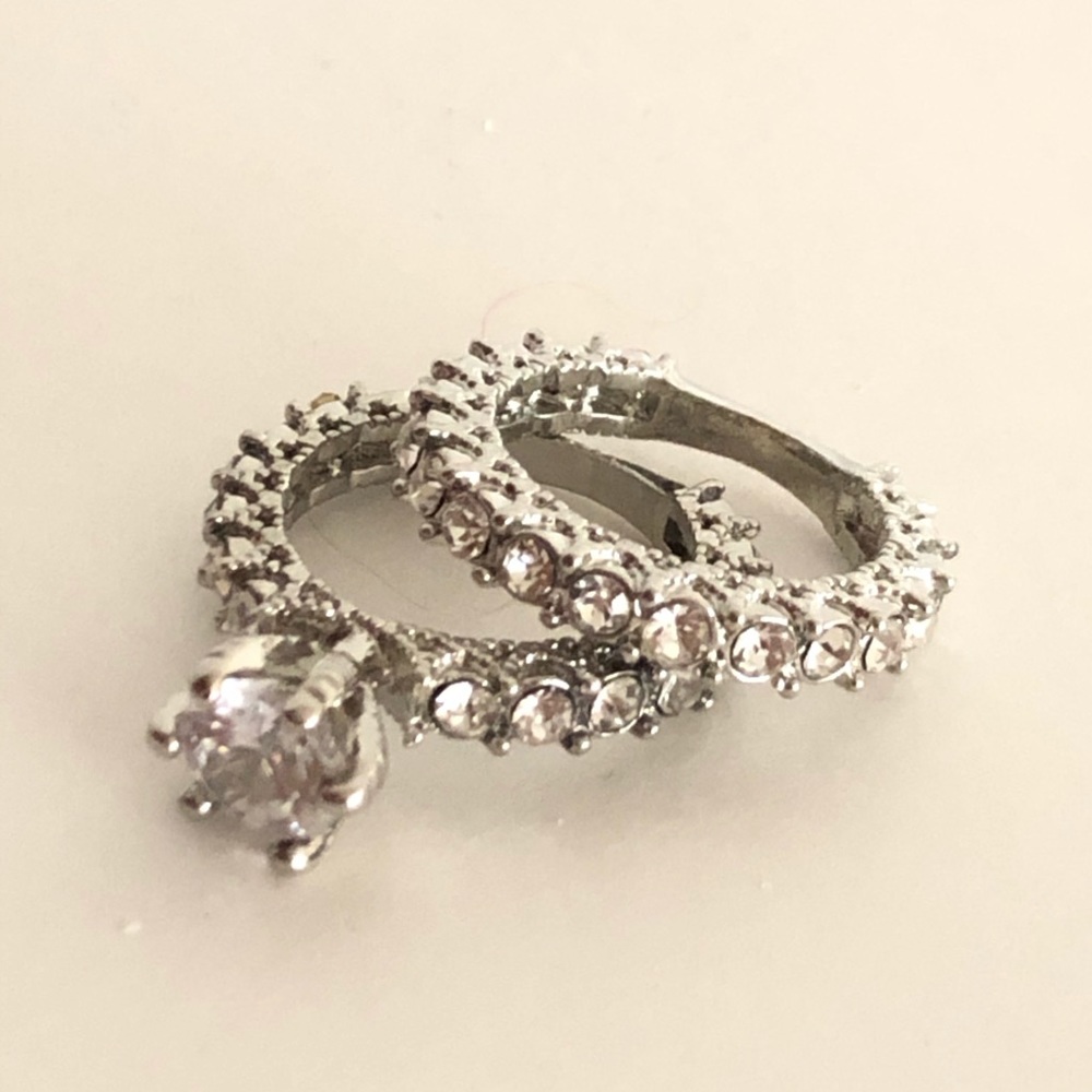 Crystal ring set European and American
